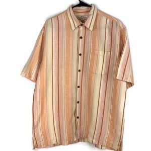 Tommy Bahama Men’s Short Sleeves Striped Shirt M